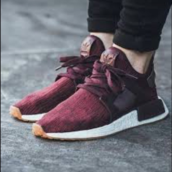 adidas Shoes - Burgundy NMDs